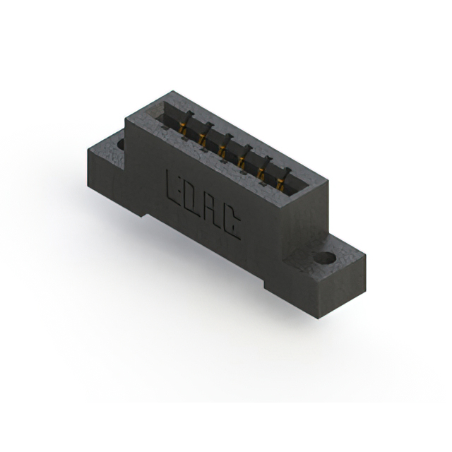 CONN EDGE SINGLE FML 6POS 0.150