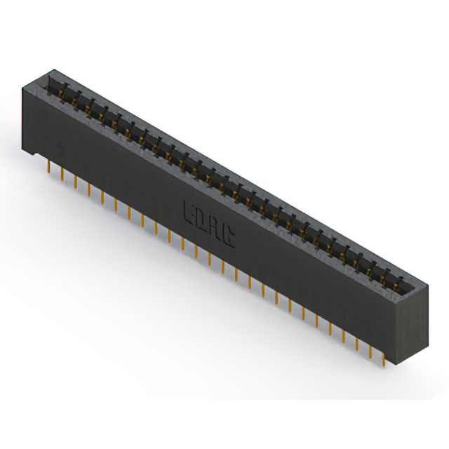 CONN EDGE DUAL FMALE 52POS 0.150