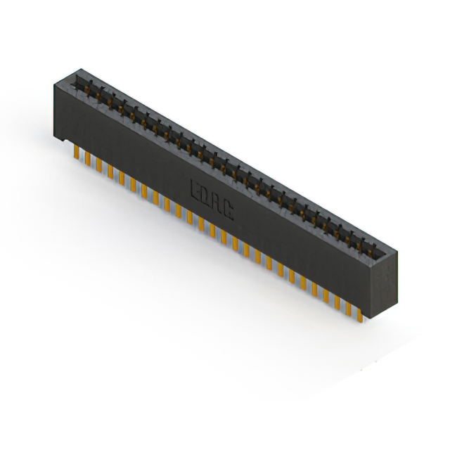 CONN EDGE DUAL FMALE 52POS 0.150