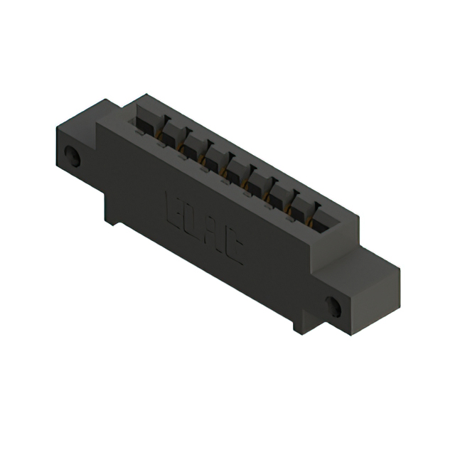 CONN EDGE SGL FMALE 8POS 0.156
