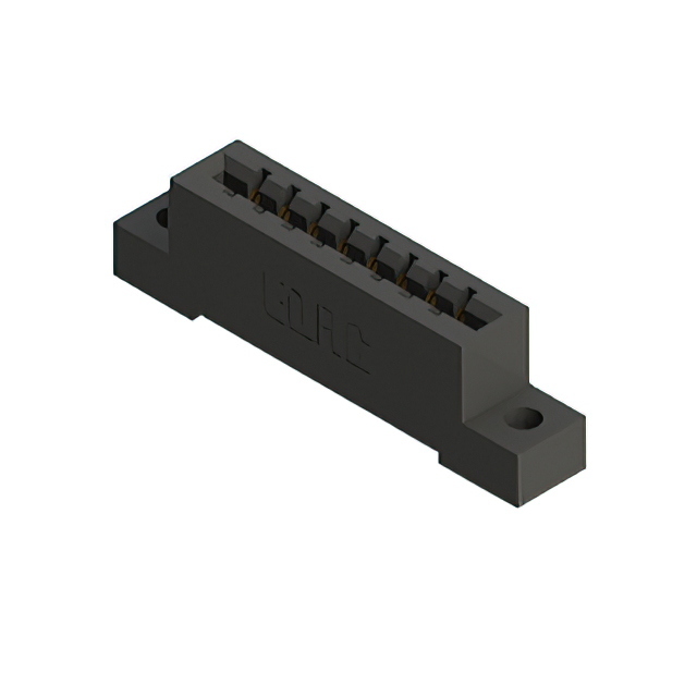 CONN EDGE SGL FMALE 8POS 0.156