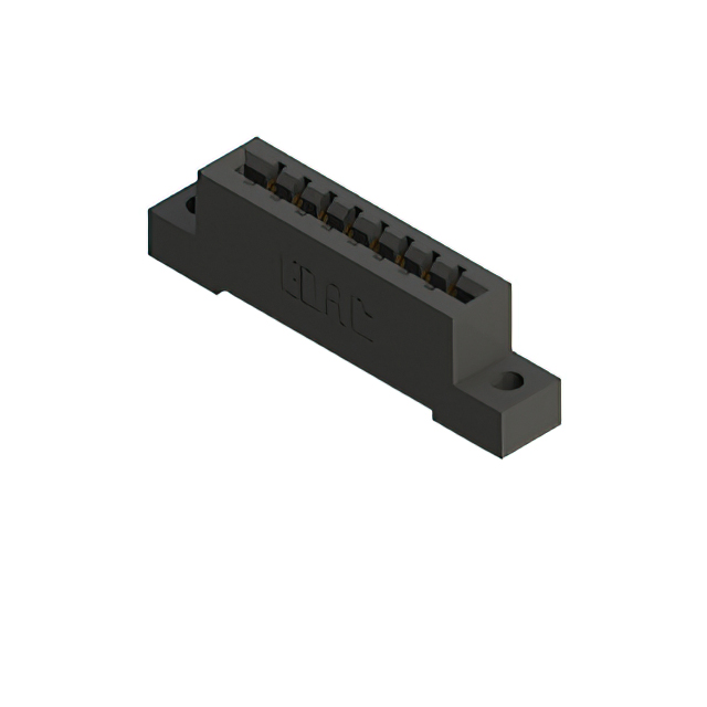 CONN EDGE SGL FMALE 8POS 0.156