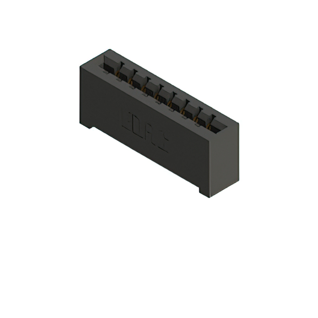 CONN EDGE SGL FMALE 8POS 0.156