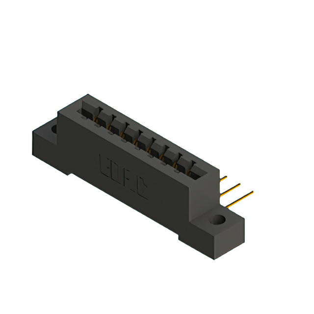 CONN EDGE SGL FMALE 8POS 0.156
