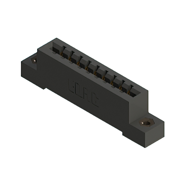 CONN EDGE SGL FMALE 9POS 0.156
