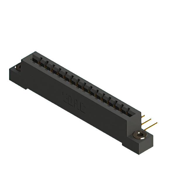 CONN EDGE SGL FMALE 15POS 0.156