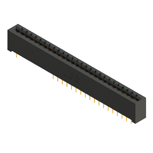 CONN EDGE DUAL FMALE 52POS 0.156