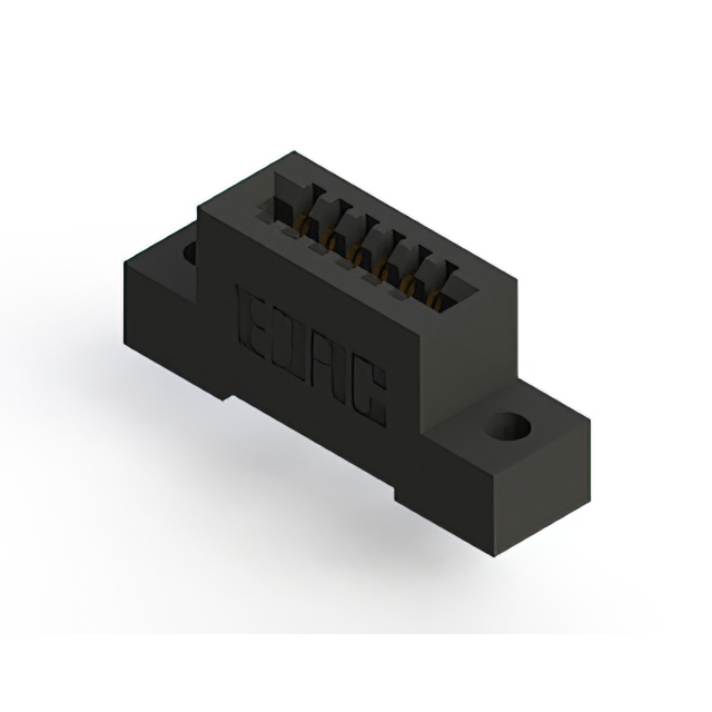 CONN EDGE SINGLE FML 6POS 0.100