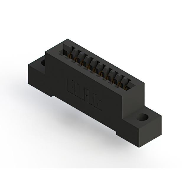 CONN EDGE SINGLE FML 10POS 0.100
