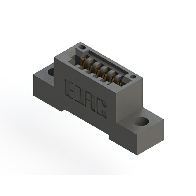 CONN EDGE SINGLE FML 6POS 0.100