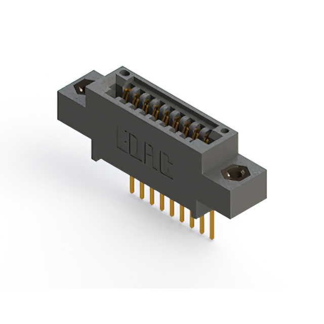 CONN EDGE SINGLE FML 9POS 0.100