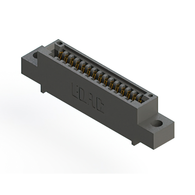 CONN EDGE SINGLE FML 15POS 0.100