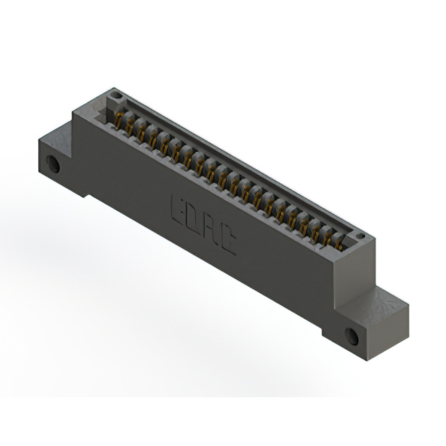 CONN EDGE SINGLE FML 20POS 0.100