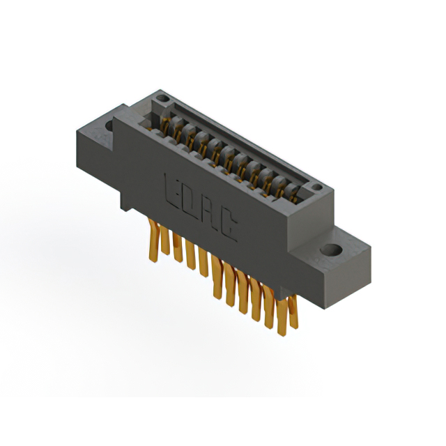 CONN EDGE DUAL FMALE 22POS 0.100