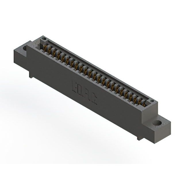 CONN EDGE SINGLE FML 23POS 0.100