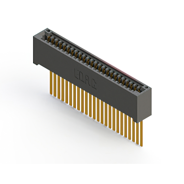 CONN EDGE SINGLE FML 24POS 0.100