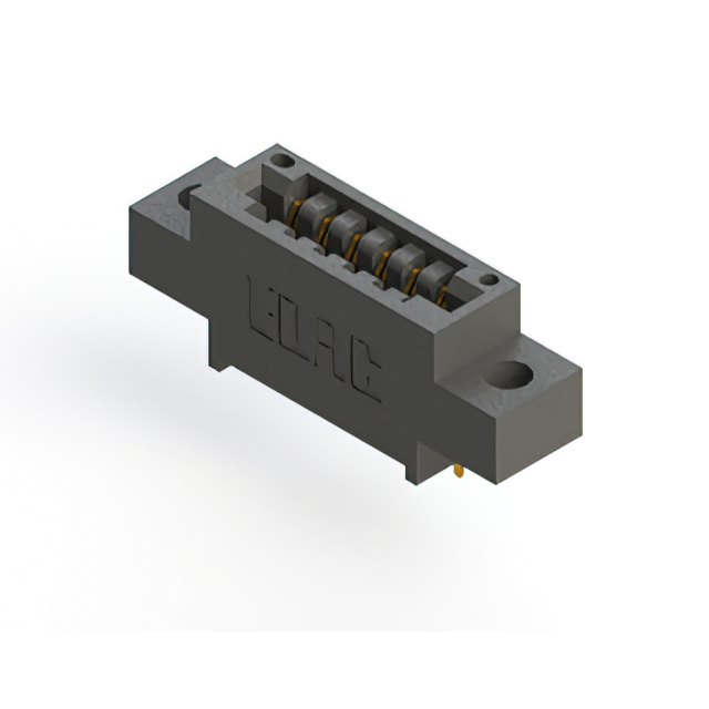 CONN EDGE SGL FMALE 6POS 0.125