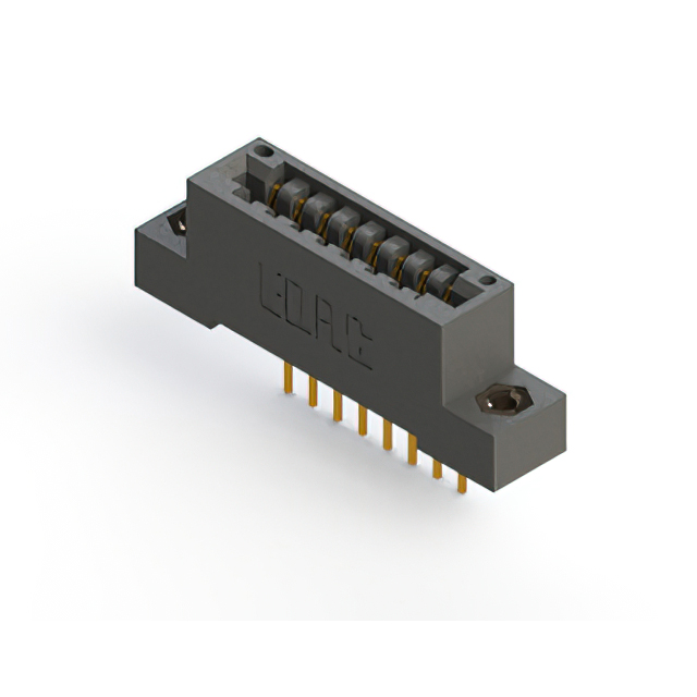 CONN EDGE SGL FMALE 8POS 0.125