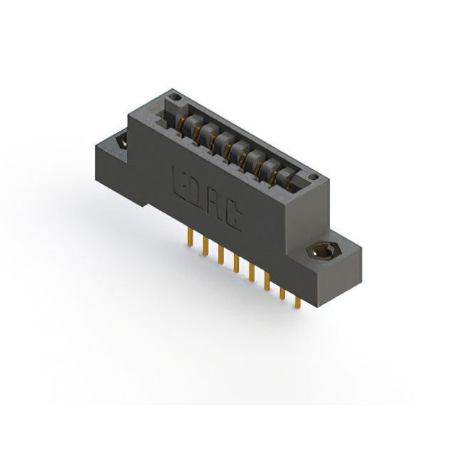 CONN EDGE SGL FMALE 8POS 0.125