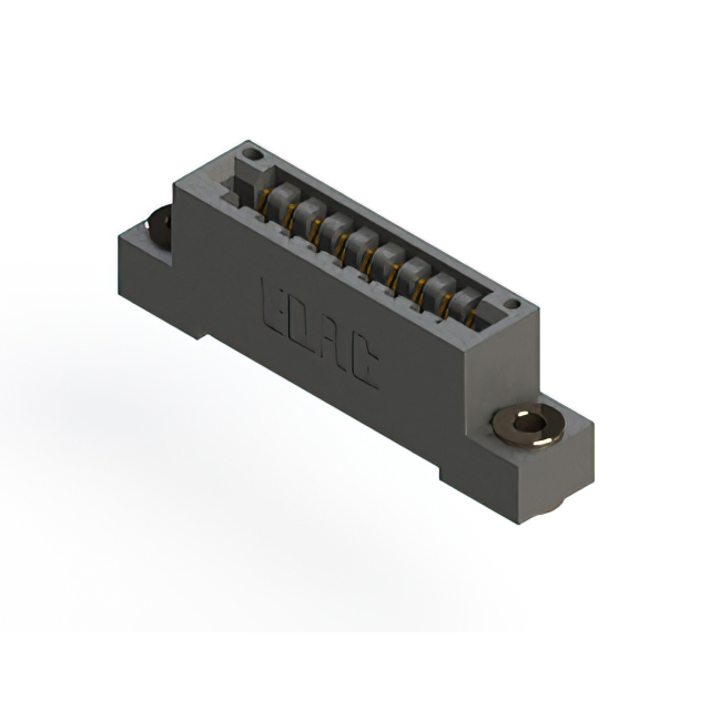 CONN EDGE SGL FMALE 9POS 0.125