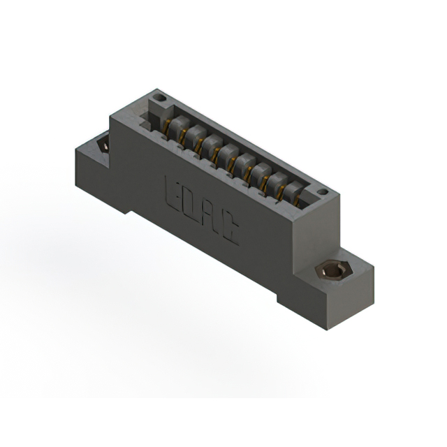 CONN EDGE SGL FMALE 9POS 0.125