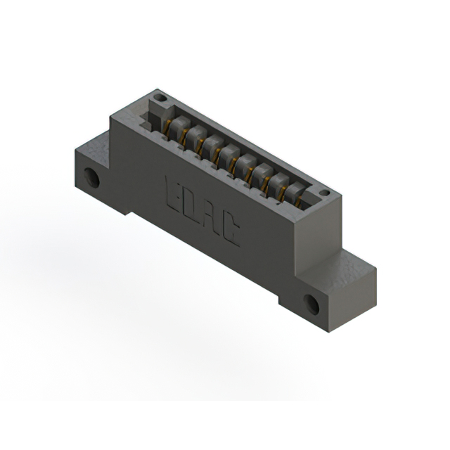 CONN EDGE SGL FMALE 9POS 0.125