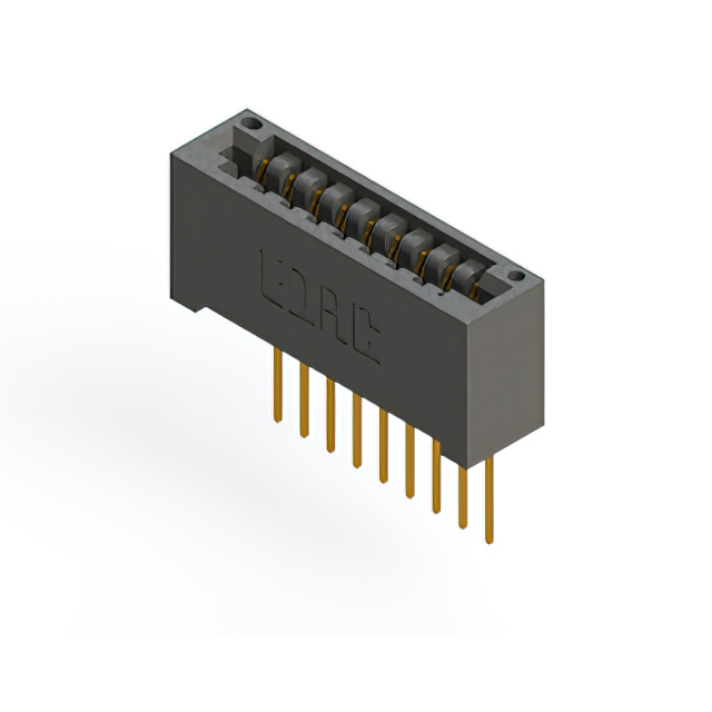 CONN EDGE SGL FMALE 9POS 0.125