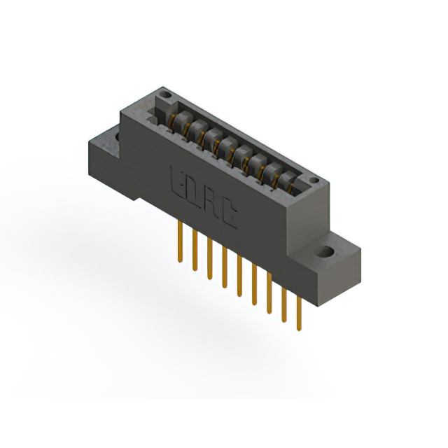CONN EDGE SGL FMALE 9POS 0.125