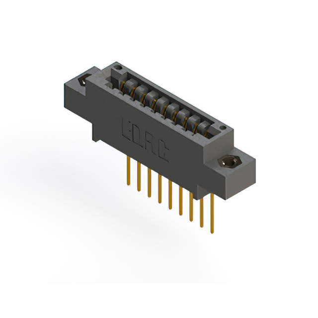CONN EDGE SGL FMALE 9POS 0.125