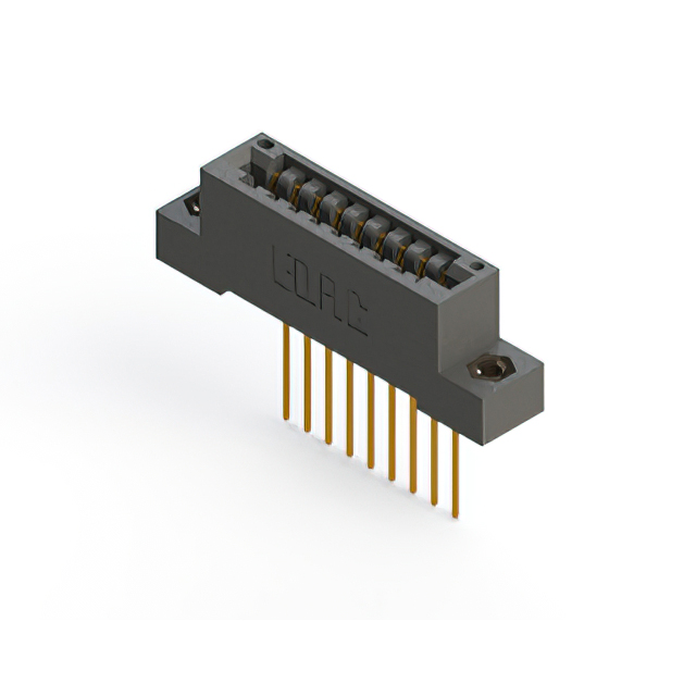CONN EDGE SGL FMALE 9POS 0.125