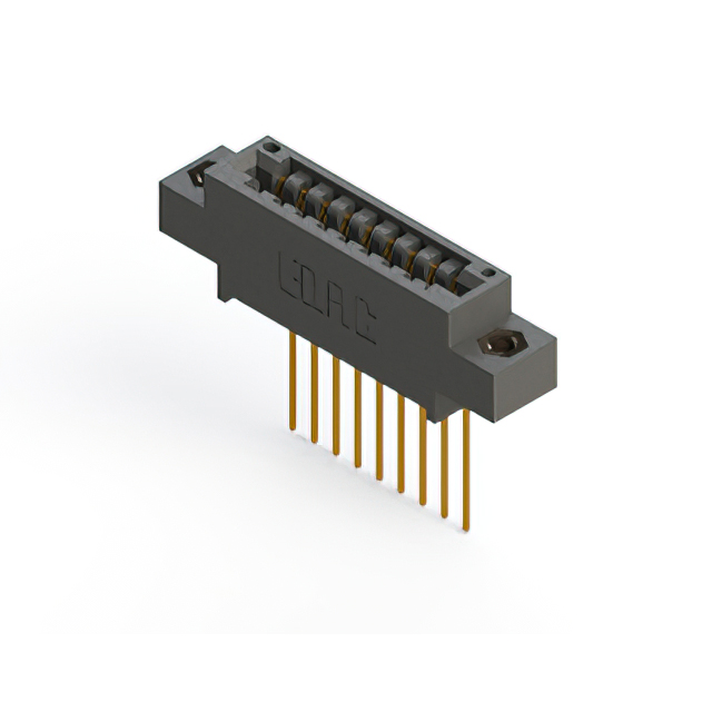 CONN EDGE SGL FMALE 9POS 0.125