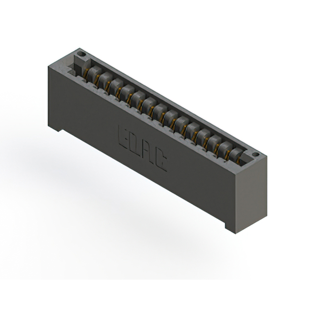 CONN EDGE SGL FMALE 15POS 0.125