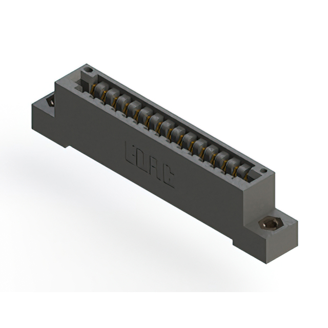 CONN EDGE SGL FMALE 15POS 0.125