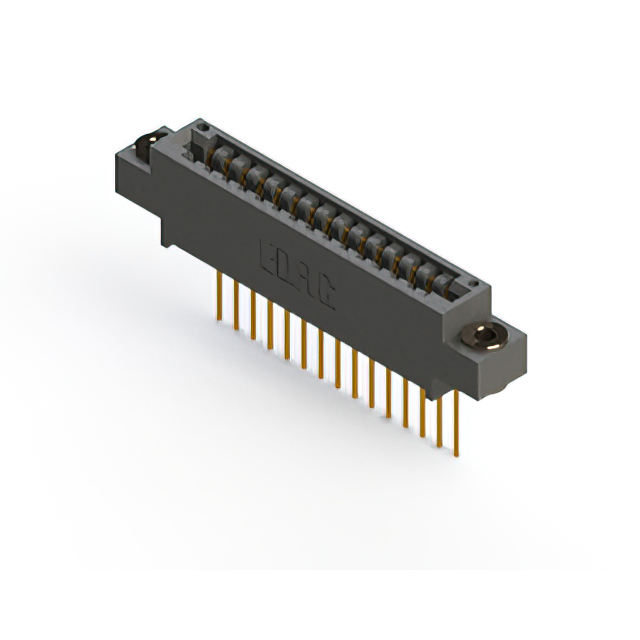 CONN EDGE SGL FMALE 15POS 0.125