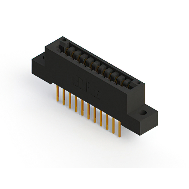CONN EDGE DUAL FMALE 22POS 0.125