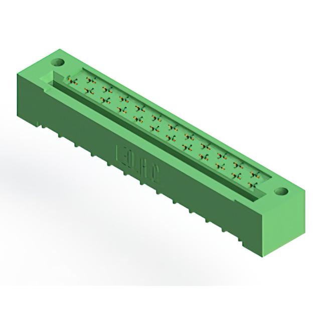 CONN EDGE DUAL FMALE 23POS 0.200