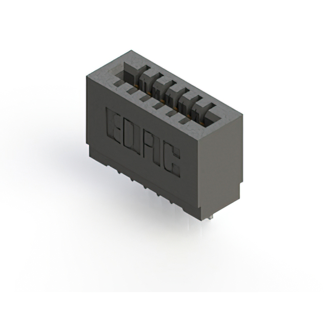CONN EDGE SINGLE FML 6POS 0.100