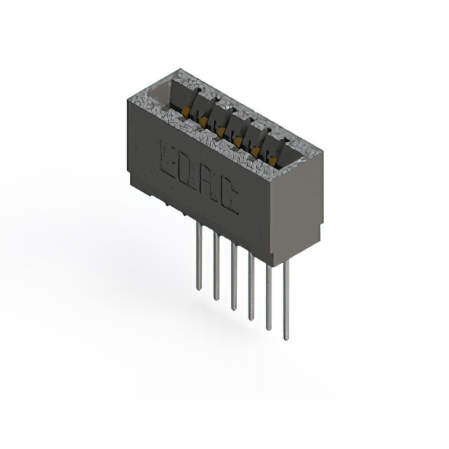 CONN EDGE SGL FMALE 6POS 0.125