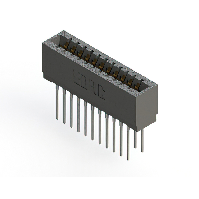 CONN EDGE DUAL FMALE 22POS 0.125