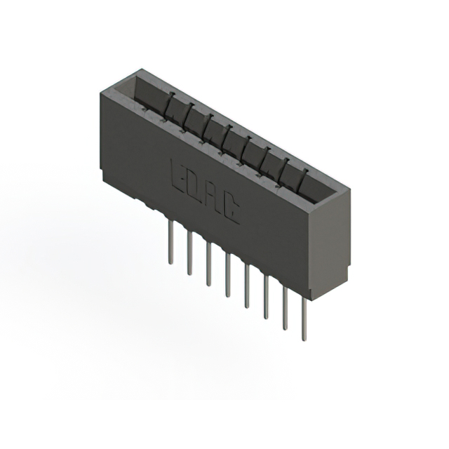 CONN EDGE SGL FMALE 8POS 0.156