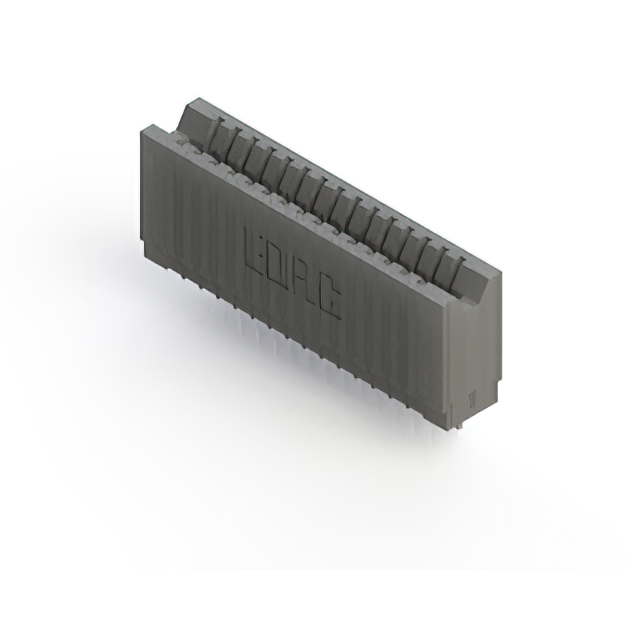 CONN EDGE SINGLE FML 15POS 0.100