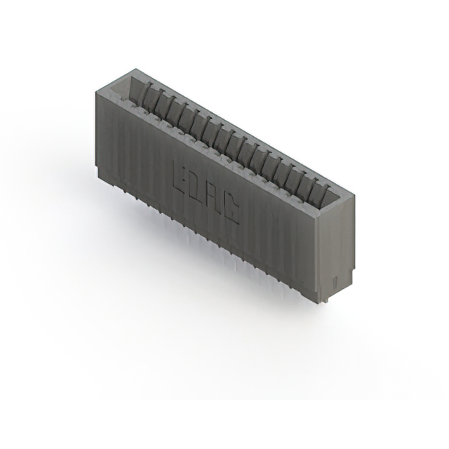 CONN EDGE SINGLE FML 16POS 0.100