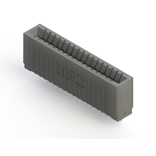 CONN EDGE SINGLE FML 17POS 0.100