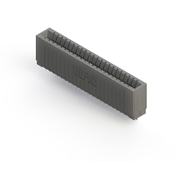 CONN EDGE SINGLE FML 22POS 0.100