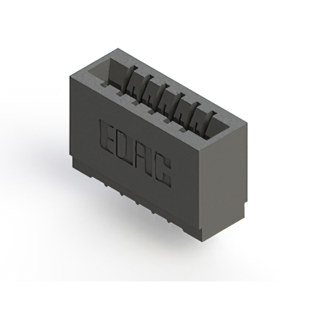 CONN EDGE SGL FMALE 6POS 0.125