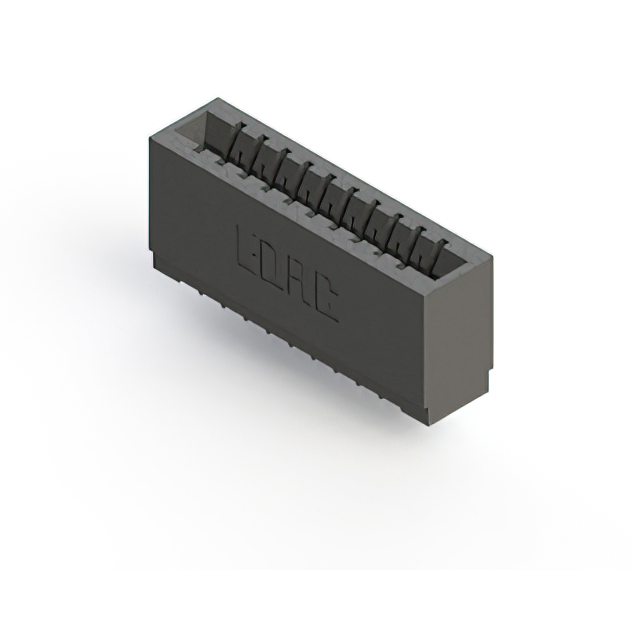 CONN EDGE SGL FMALE 10POS 0.125