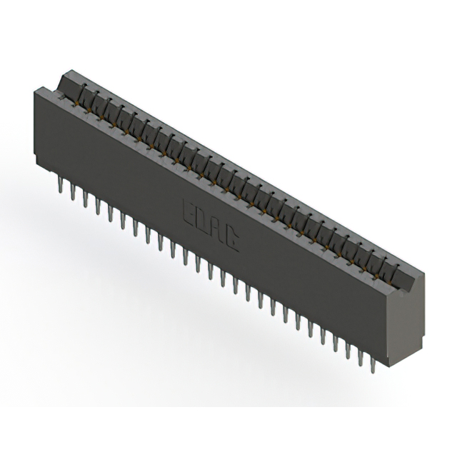CONN EDGE DUAL FMALE 52POS 0.125