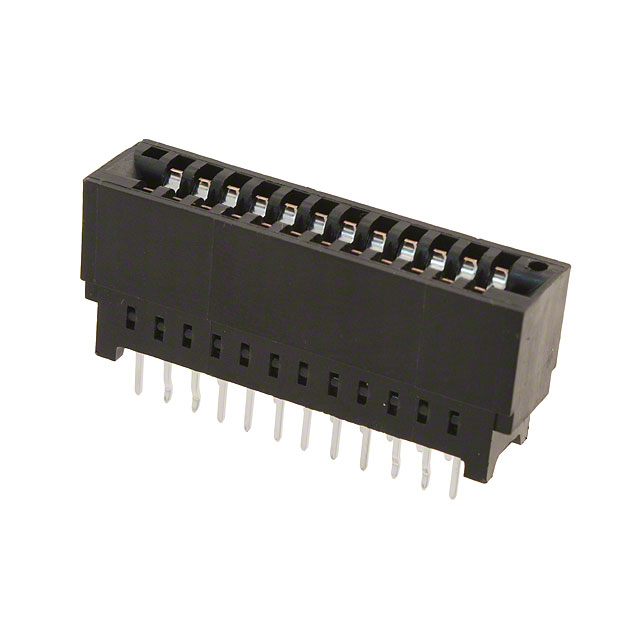 CONN EDGE DUAL FMALE 24POS 0.100