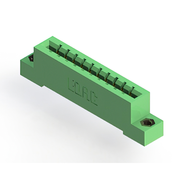 CONN EDGE SGL FMALE 10POS 0.156