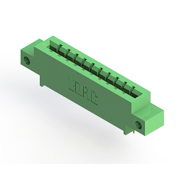 CONN EDGE SGL FMALE 10POS 0.156